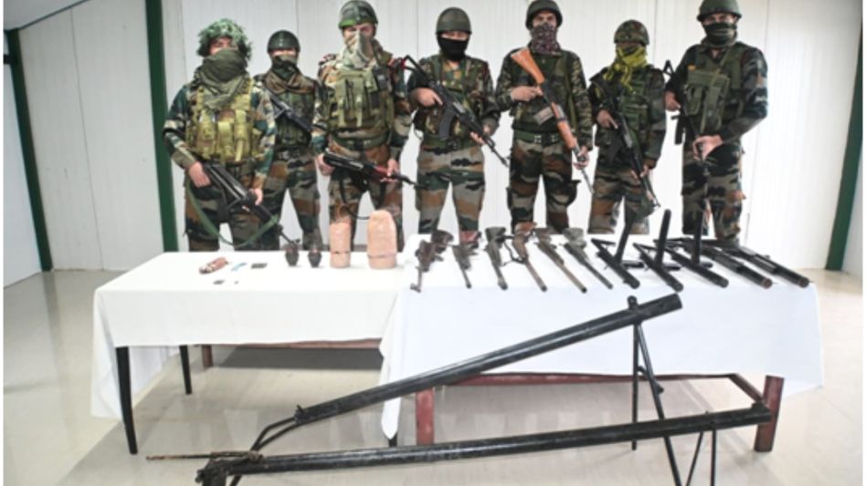 Assam Rifles recovers hidden weapons cache near India-Myanmar border in Manipur’s Chandel Assam Rifles recovers hidden weapons cache near India-Myanmar border in Manipur’s Chandel