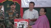 Assam Rifles distributes sewing machines to 22 women in Manipur village Assam Rifles distributes sewing machines to 22 women in Manipur village
