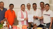 BJP formally hands over party ticket to Devasish Sharma for Assam's Nagaon Lok Sabha bypoll BJP formally hands over party ticket to Devasish Sharma for Assam's Nagaon Lok Sabha bypoll