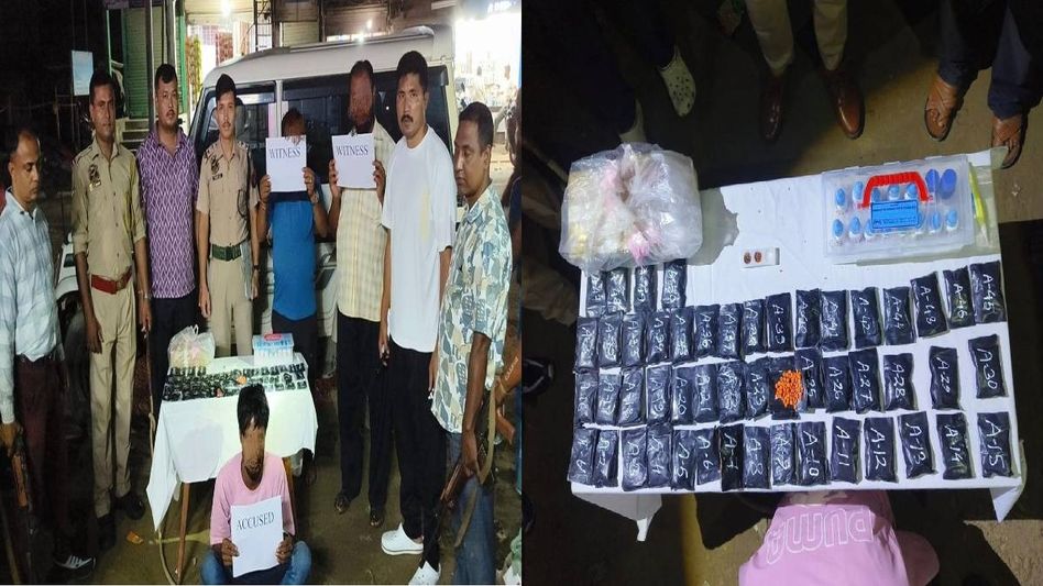 Assam: Cachar Police seize 2.2 kg suspected heroin, 10,000 yaba tablets in separate operations Assam: Cachar Police seize 2.2 kg suspected heroin, 10,000 yaba tablets in separate operations