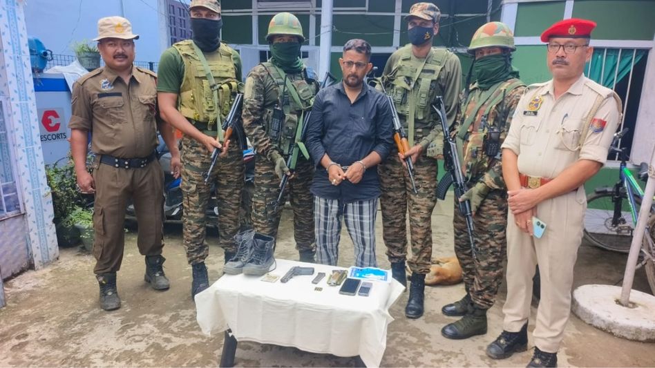 Arms, four live rounds seized in Assam's Kakopathar; one held Arms, four live rounds seized in Assam's Kakopathar; one held