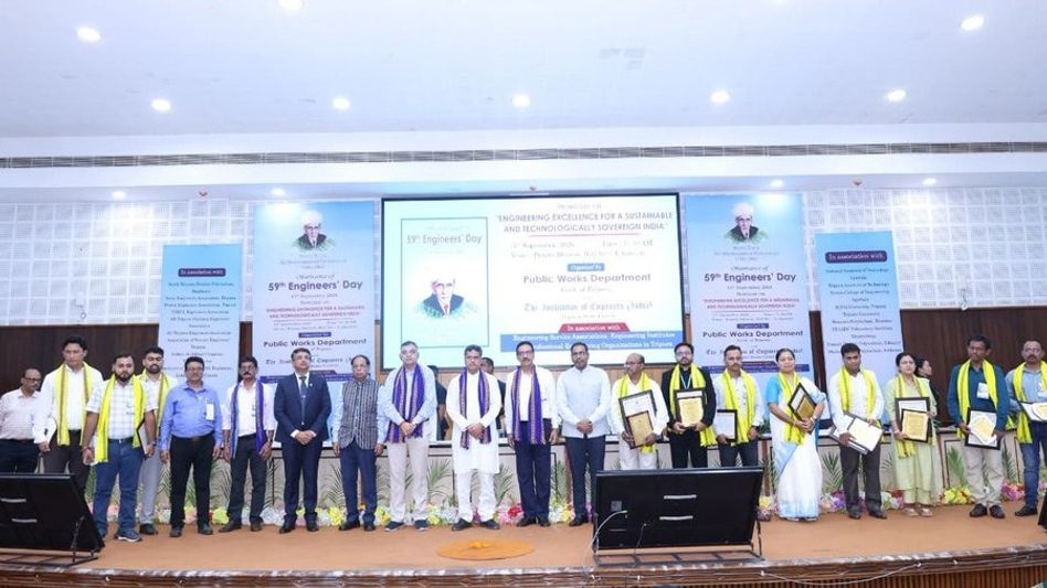 Tripura CM attends 59th Engineers Day celebration in Agartala Tripura CM attends 59th Engineers Day celebration in Agartala