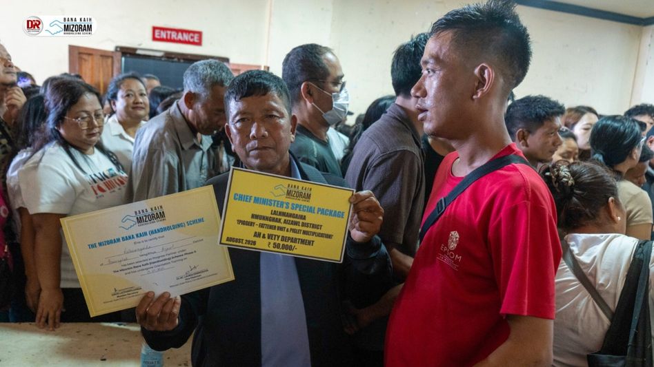 Mizoram govt releases Rs 3.41 crore to 683 beneficiaries under Bana Kaih scheme Mizoram govt releases Rs 3.41 crore to 683 beneficiaries under Bana Kaih scheme