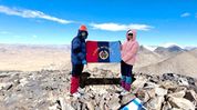 Assam NCC cadets Rajasree Roy, Bishal Roy summit 6,546-Metre Mt. Chalung Assam NCC cadets Rajasree Roy, Bishal Roy summit 6,546-Metre Mt. Chalung