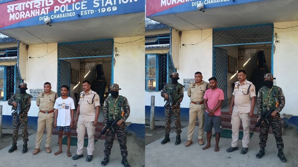 Assam: Two more ULFA(I) linkmen arrested in extortion case in Dibrugarh Assam: Two more ULFA(I) linkmen arrested in extortion case in Dibrugarh