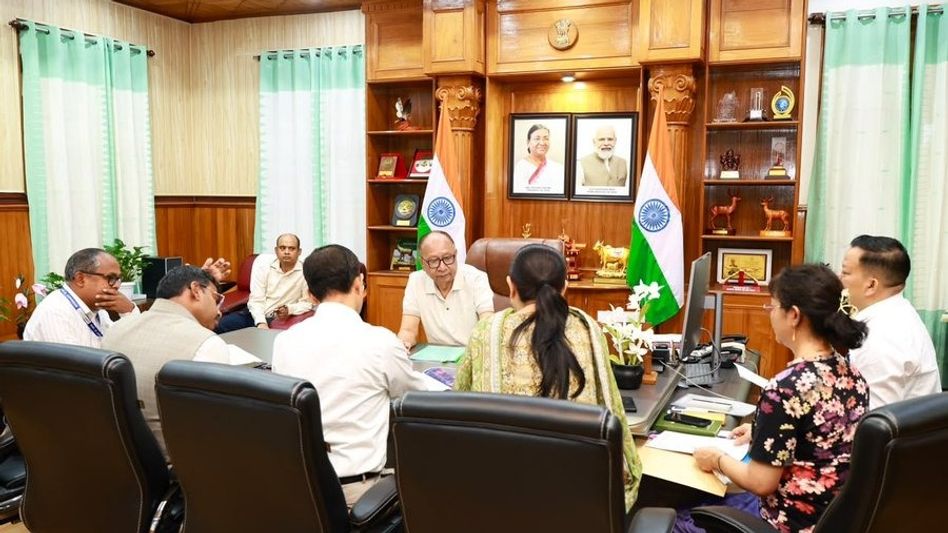 Manipur CM reviews IBSD affairs with Science & Technology department officials Manipur CM reviews IBSD affairs with Science & Technology department officials