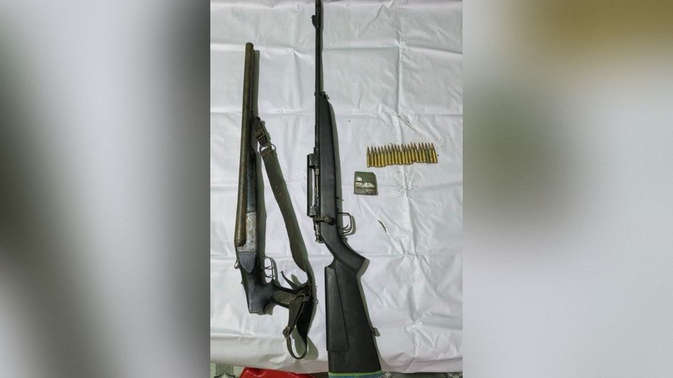 Manipur Police, BSF recover weapons and live ammunition in Thoubal district Manipur Police, BSF recover weapons and live ammunition in Thoubal district