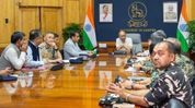 Manipur CM chairs security meet, directs forces to protect infrastructure projects Manipur CM chairs security meet, directs forces to protect infrastructure projects