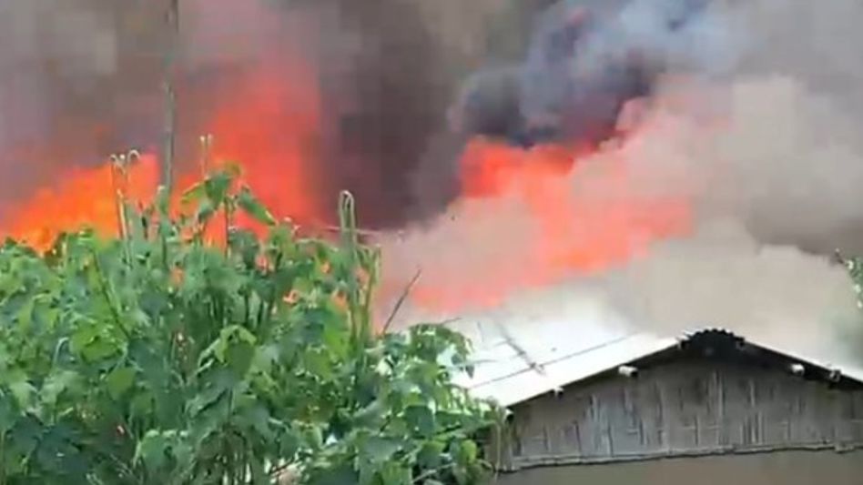 Major fire breaks out near District Industries And Commerce Office in Assam's Diphu; LPG cylinders explode Major fire breaks out near District Industries And Commerce Office in Assam's Diphu; LPG cylinders explode