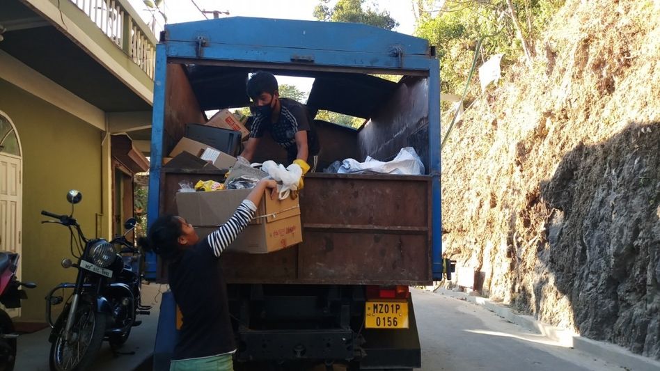 Four-category waste collection and segregation system launched in Mizoram's Aizawl Four-category waste collection and segregation system launched in Mizoram's Aizawl