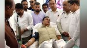 Himanta Biswa Sarma donates blood at BJP office in Guwahati to mark Zubeen Garg’s death anniversary Himanta Biswa Sarma donates blood at BJP office in Guwahati to mark Zubeen Garg’s death anniversary