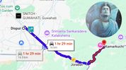 Guwahati: Heavy traffic congestion reported on roads to Zubeen Kshetra as fans throng venue Guwahati: Heavy traffic congestion reported on roads to Zubeen Kshetra as fans throng venue