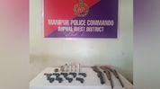Manipur: Nine pistols, lathode gun, grenade recovered in joint search operation Manipur: Nine pistols, lathode gun, grenade recovered in joint search operation