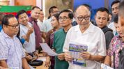 Manipur CM Khemchand attends Seva Sankalp Abhiyan, social welfare benefits distributed in Thangmeiband Manipur CM Khemchand attends Seva Sankalp Abhiyan, social welfare benefits distributed in Thangmeiband