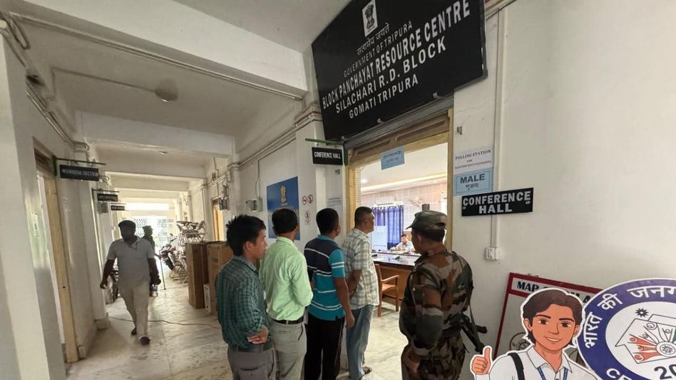 Election duty voting begins for Tripura Village Committee polls Election duty voting begins for Tripura Village Committee polls