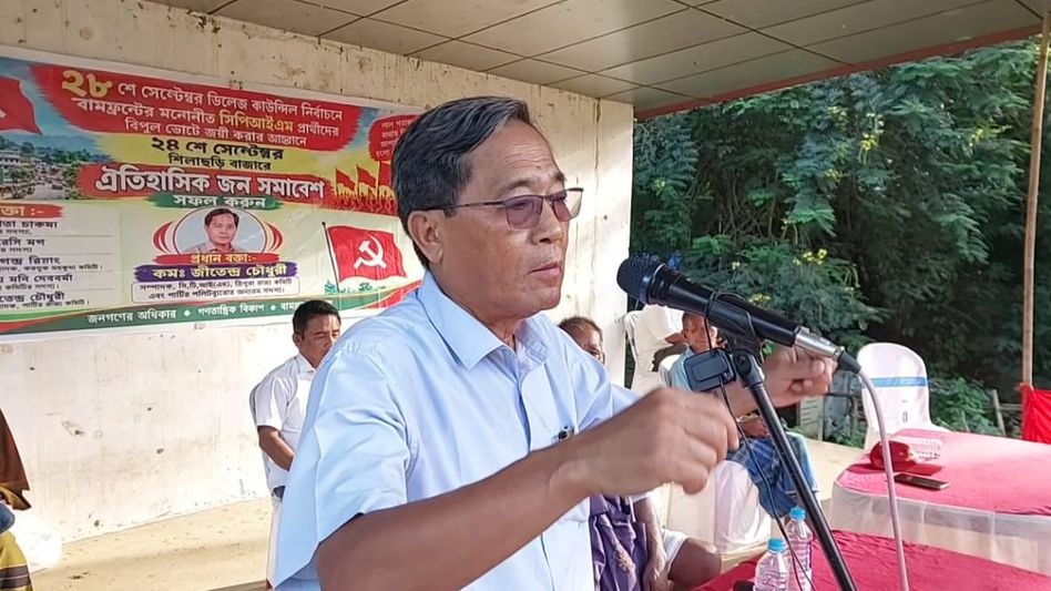 Tripura LoP Jitendra Chaudhury alleges corruption in TTAADC, claims BJP has ‘already lost’ VC polls Tripura LoP Jitendra Chaudhury alleges corruption in TTAADC, claims BJP has ‘already lost’ VC polls