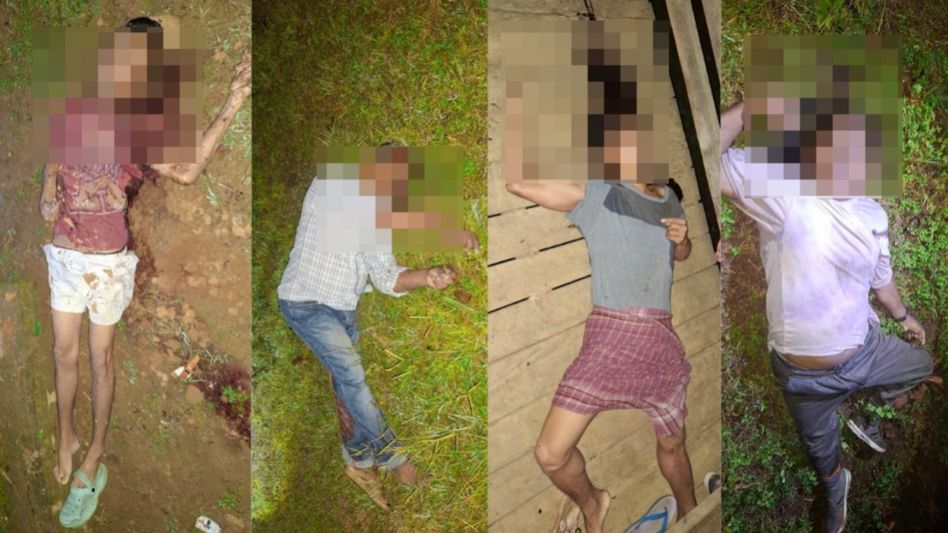 Four Naga civilians killed near Indo-Myanmar border in Manipur's Kamjong Four Naga civilians killed near Indo-Myanmar border in Manipur's Kamjong