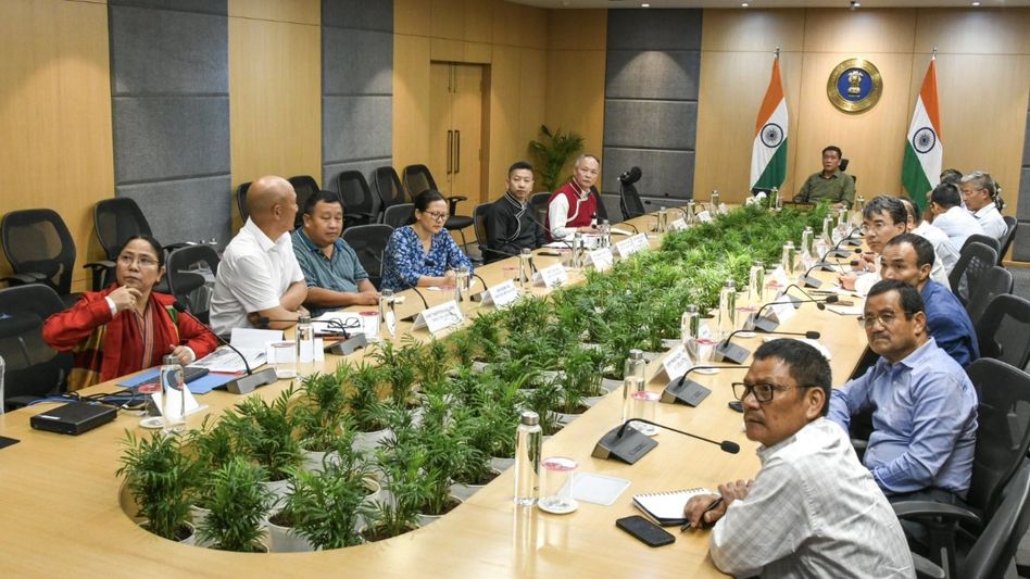 Pema Khandu reviews preparations for sacred exposition of Shakyamuni Buddha’s Relics in Arunachal Pema Khandu reviews preparations for sacred exposition of Shakyamuni Buddha’s Relics in Arunachal