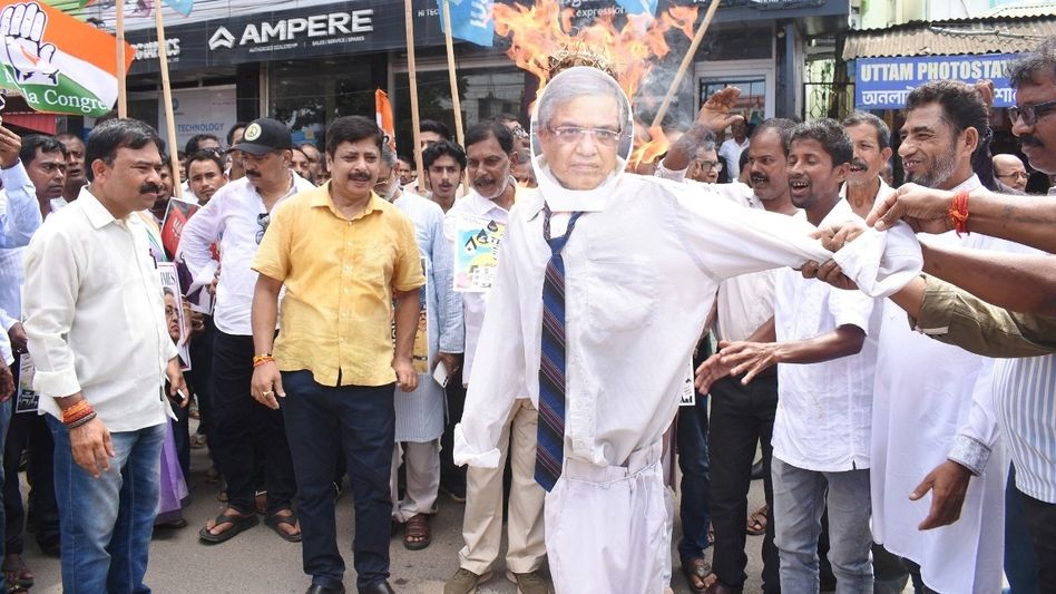 Tripura Congress demands CEC Gyanesh Kumar’s resignation, burns effigy over SIR Tripura Congress demands CEC Gyanesh Kumar’s resignation, burns effigy over SIR