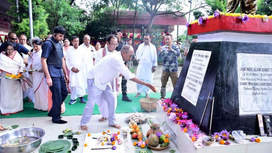 Manipur CM urges people to uphold Lamyanba Irawat’s ideals of unity and harmony Manipur CM urges people to uphold Lamyanba Irawat’s ideals of unity and harmony