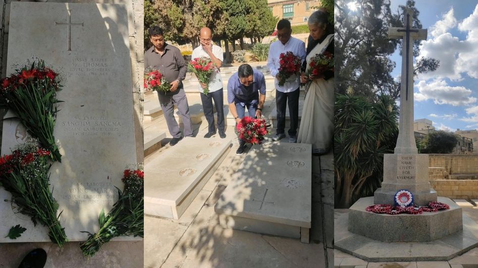 Meghalaya delegation discovers three more Garo WWI graves in Malta Meghalaya delegation discovers three more Garo WWI graves in Malta