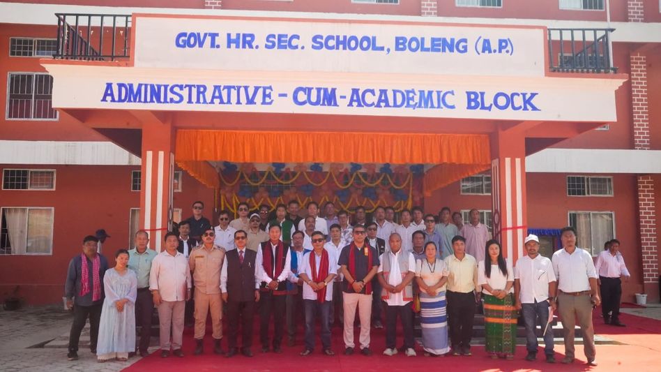 Arunachal education minister inaugurates new school infrastructure at Boleng in Siang Arunachal education minister inaugurates new school infrastructure at Boleng in Siang