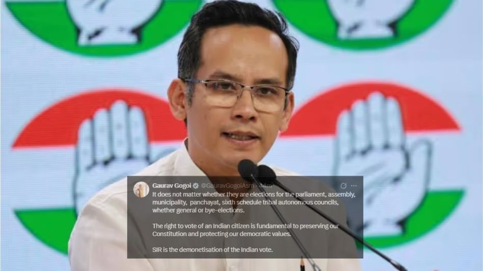 ‘SIR is demonetisation of Indian vote’: Gaurav Gogoi attacks poll panel chief over voter roll revision ‘SIR is demonetisation of Indian vote’: Gaurav Gogoi attacks poll panel chief over voter roll revision