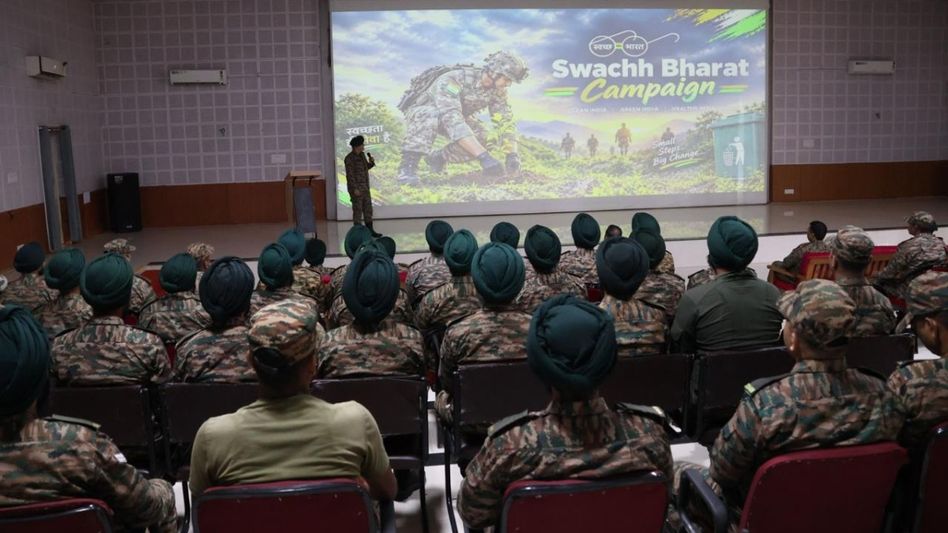 Indian Army's Spear Corps holds cleanliness, environmental awareness drive in Agartala Indian Army's Spear Corps holds cleanliness, environmental awareness drive in Agartala