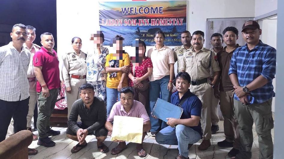 Six from Manipur arrested with 506 grams heroin in Guwahati homestay raid Six from Manipur arrested with 506 grams heroin in Guwahati homestay raid