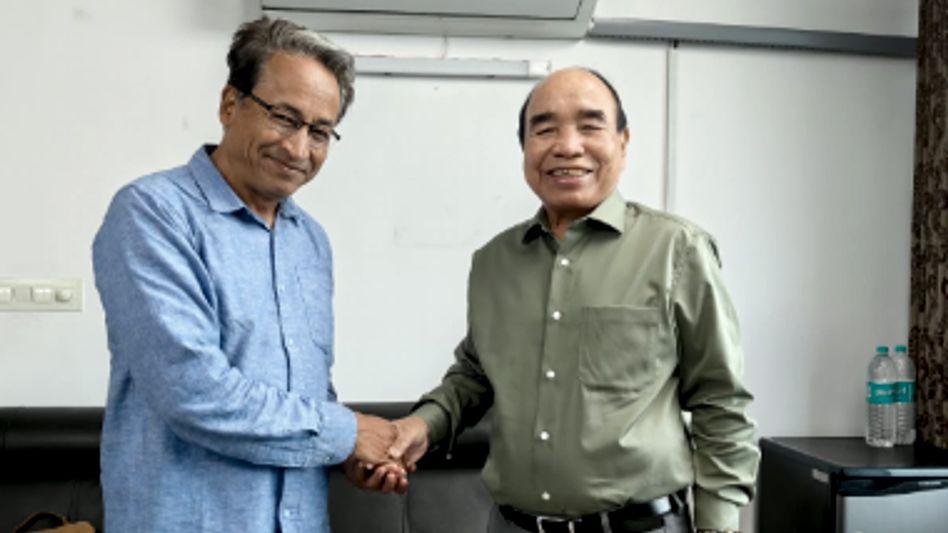 Sonam Wangchuk meets Zoramthanga, seeks to study Mizoram’s peace accord Sonam Wangchuk meets Zoramthanga, seeks to study Mizoram’s peace accord