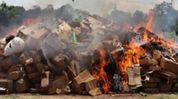 Mizoram govt destroys drugs worth Rs 11.82 crore seized in 106 cases Mizoram govt destroys drugs worth Rs 11.82 crore seized in 106 cases