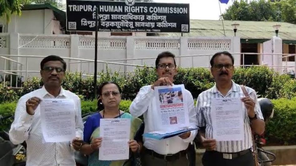 Tripura teachers' body demands human rights panel action over police force against TET job aspirants Tripura teachers' body demands human rights panel action over police force against TET job aspirants