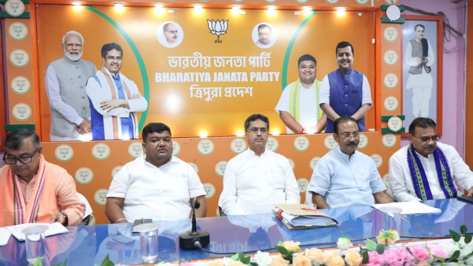 No room for complacency: Tripura CM Manik Saha asks BJP workers to prepare for civic polls No room for complacency: Tripura CM Manik Saha asks BJP workers to prepare for civic polls