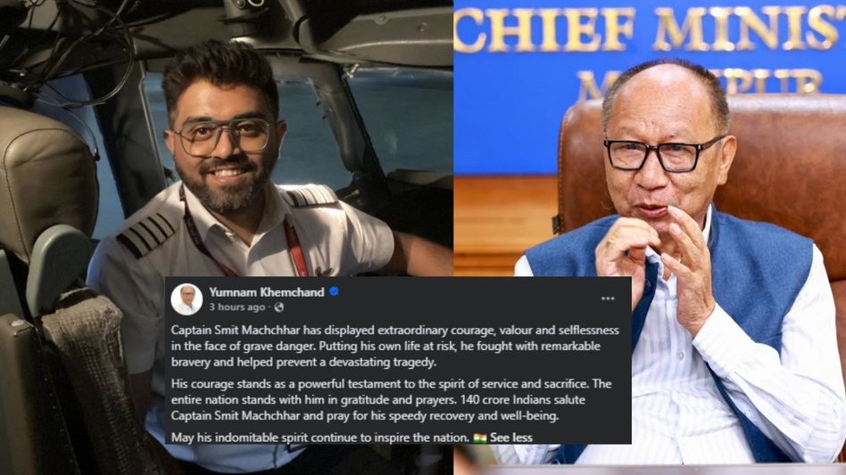 ‘Extraordinary courage, valour’: Manipur CM hails pilot Smit Machchhar after flydubai incident ‘Extraordinary courage, valour’: Manipur CM hails pilot Smit Machchhar after flydubai incident