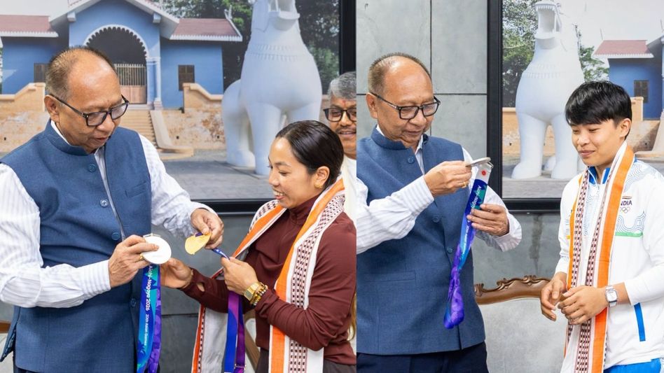 ‘Continue to be inspiration for all young sportspersons’: Manipur CM lauds Mirabai Chanu, Roshibina Devi ‘Continue to be inspiration for all young sportspersons’: Manipur CM lauds Mirabai Chanu, Roshibina Devi