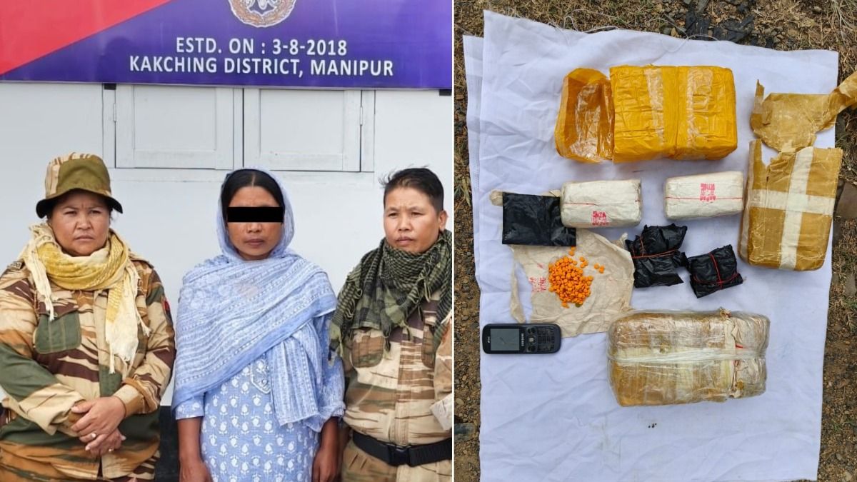 Manipur Police arrest woman with suspected WY tablets in Kakching