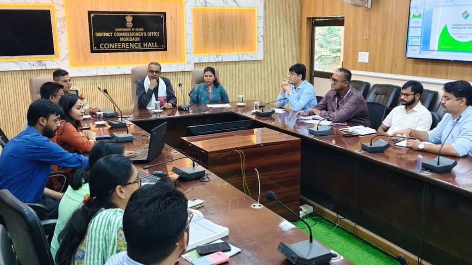 Assam CEO Anurag Goel reviews poll preparedness in Morigaon ahead of Nagaon Bypoll Assam CEO Anurag Goel reviews poll preparedness in Morigaon ahead of Nagaon Bypoll