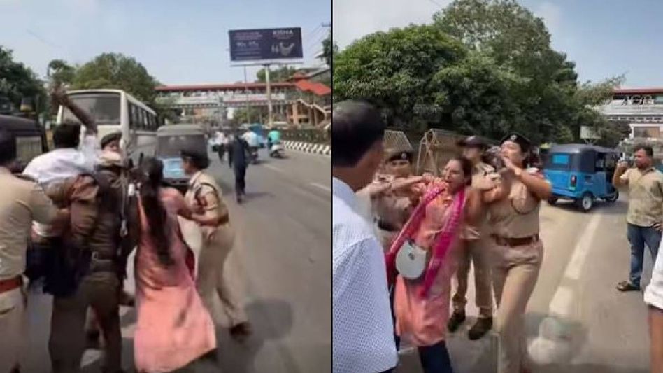 Assam: Raijor Dal leaders detained during Guwahati protest over flood relief disbursal Assam: Raijor Dal leaders detained during Guwahati protest over flood relief disbursal