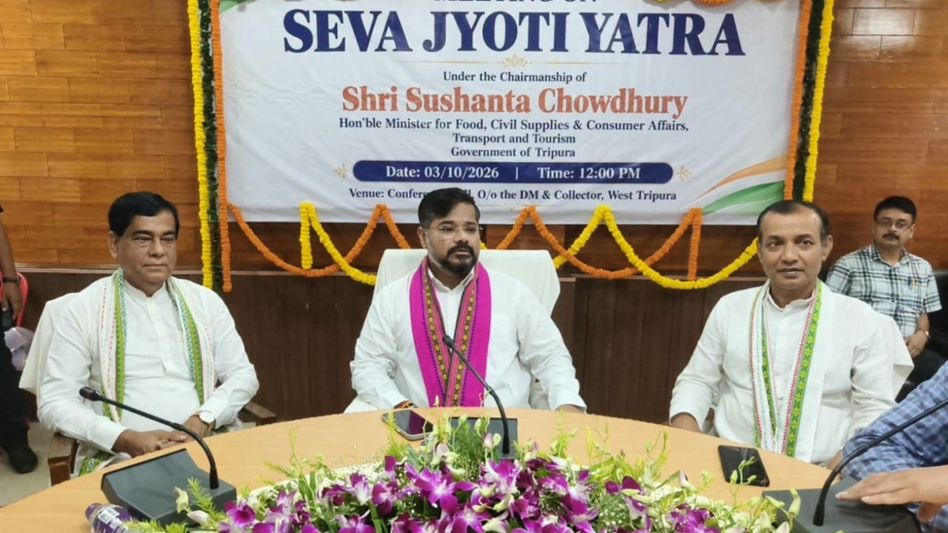 ‘Seva Jyoti Yatra’ to take government services closer to Tripura people: Minister ‘Seva Jyoti Yatra’ to take government services closer to Tripura people: Minister