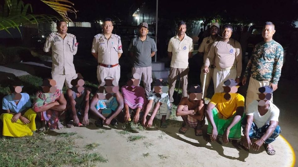 Nine cattle smugglers arrested, 24 cows rescued in Assam’s South Salmara, Dhubri Nine cattle smugglers arrested, 24 cows rescued in Assam’s South Salmara, Dhubri