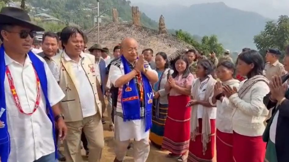 Arunachal MP Tai Tagak visits Indo-Myanmar border village in Longding Arunachal MP Tai Tagak visits Indo-Myanmar border village in Longding