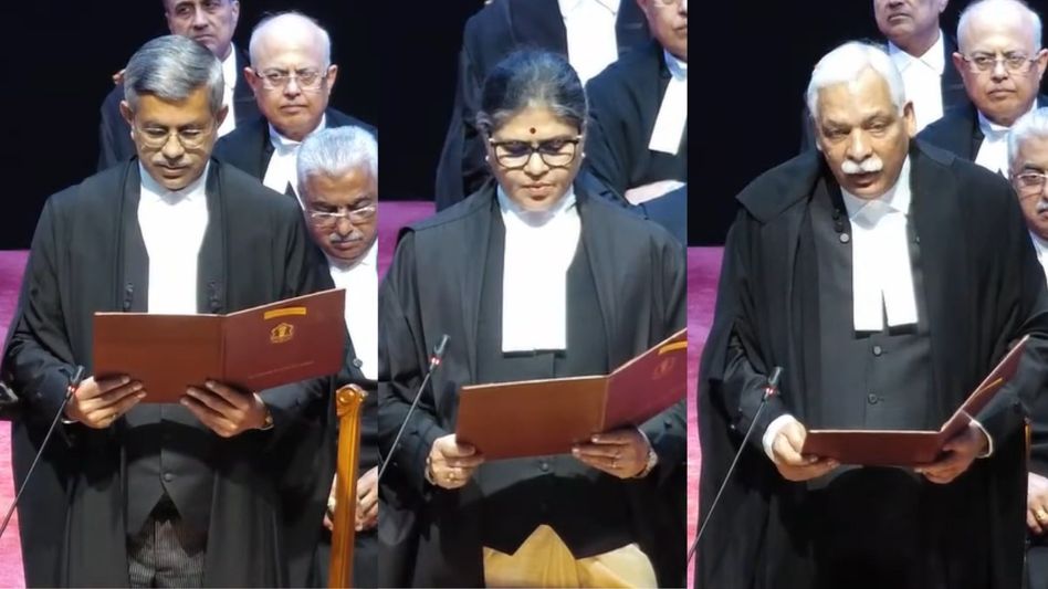 Three High Court Chief Justices take oath as Supreme Court judges, bench strength rises to 37 Three High Court Chief Justices take oath as Supreme Court judges, bench strength rises to 37