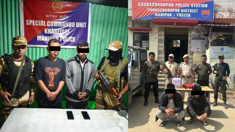 Manipur Police arrest two PLA militants in Imphal, seize scooter Manipur Police arrest two PLA militants in Imphal, seize scooter
