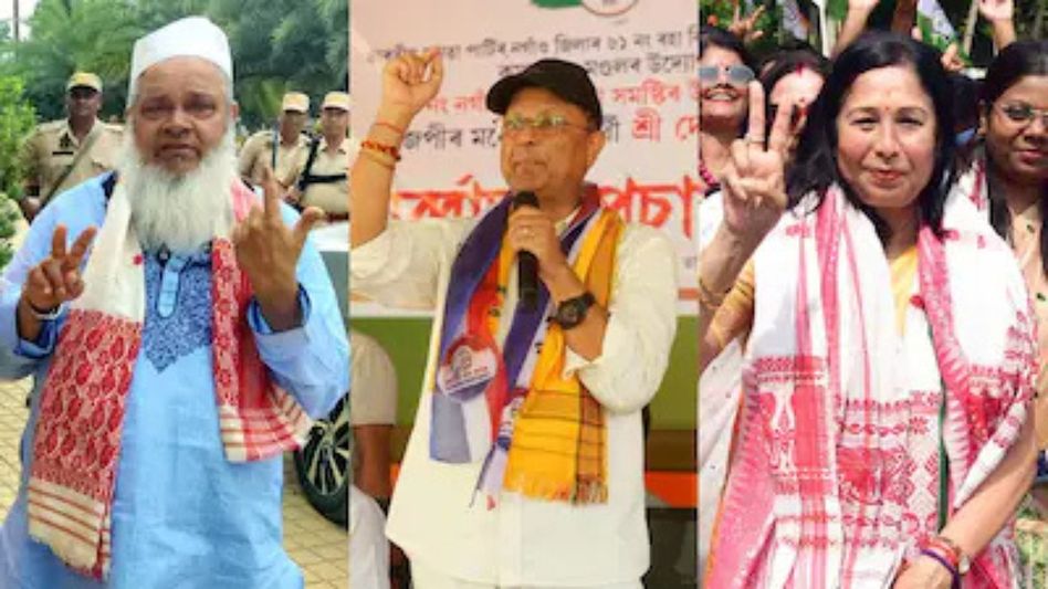 Nagaon bypoll: BJP’s Devashish Sharma leads by 110629 votes, Ajmal second, Congress third Nagaon bypoll: BJP’s Devashish Sharma leads by 110629 votes, Ajmal second, Congress third