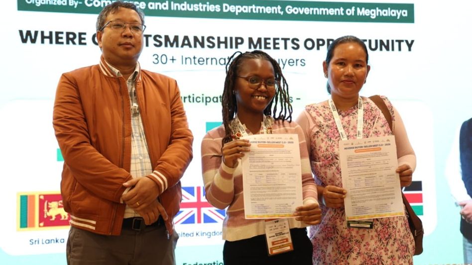 Meghalaya MSMEs sign export MoUs with global buyers at Shillong meet Meghalaya MSMEs sign export MoUs with global buyers at Shillong meet