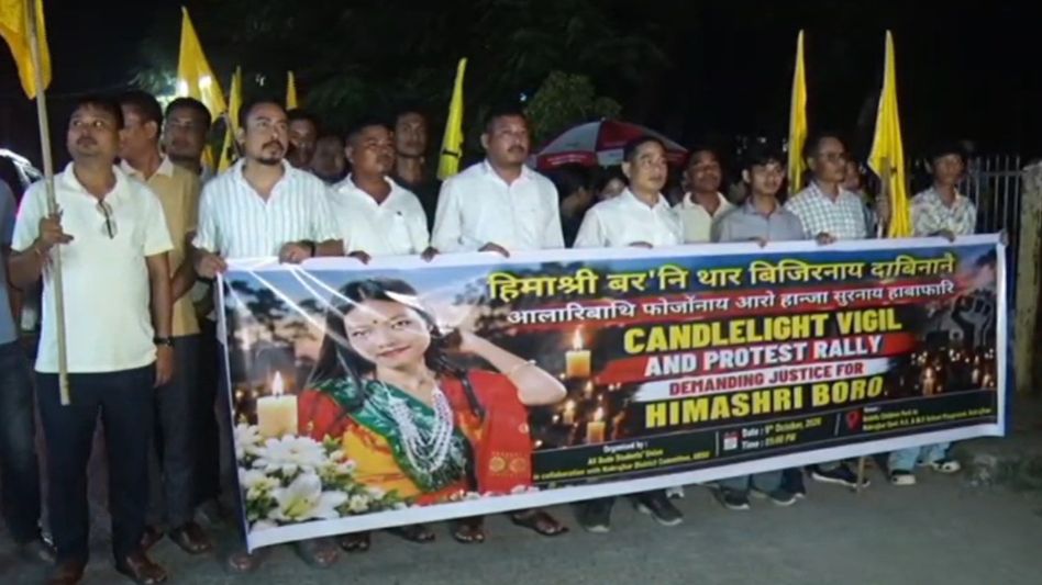 Himashri Boro death: ABSU leads candlelight rallies, silent marches demanding justice Himashri Boro death: ABSU leads candlelight rallies, silent marches demanding justice