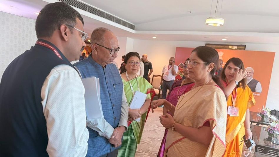 Manipur CM pitches technology-driven maternity benefits at national summit in Delhi Manipur CM pitches technology-driven maternity benefits at national summit in Delhi