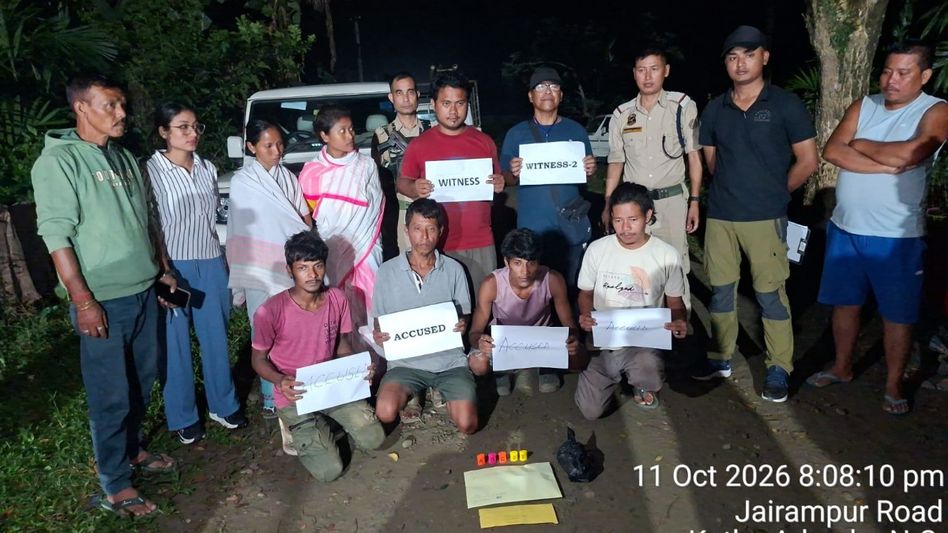 Four detained as Jagun Police seize large quantity of drugs and cannabis in Assam's Tinsukia Four detained as Jagun Police seize large quantity of drugs and cannabis in Assam's Tinsukia