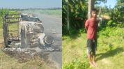 Assam: Mob sets e-rickshaw ablaze after alleged goat theft attempt in Moran Assam: Mob sets e-rickshaw ablaze after alleged goat theft attempt in Moran