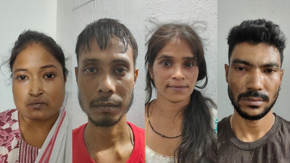 Four arrested in Assam's Nagaon over alleged honey-trapping and blackmailing racket Four arrested in Assam's Nagaon over alleged honey-trapping and blackmailing racket